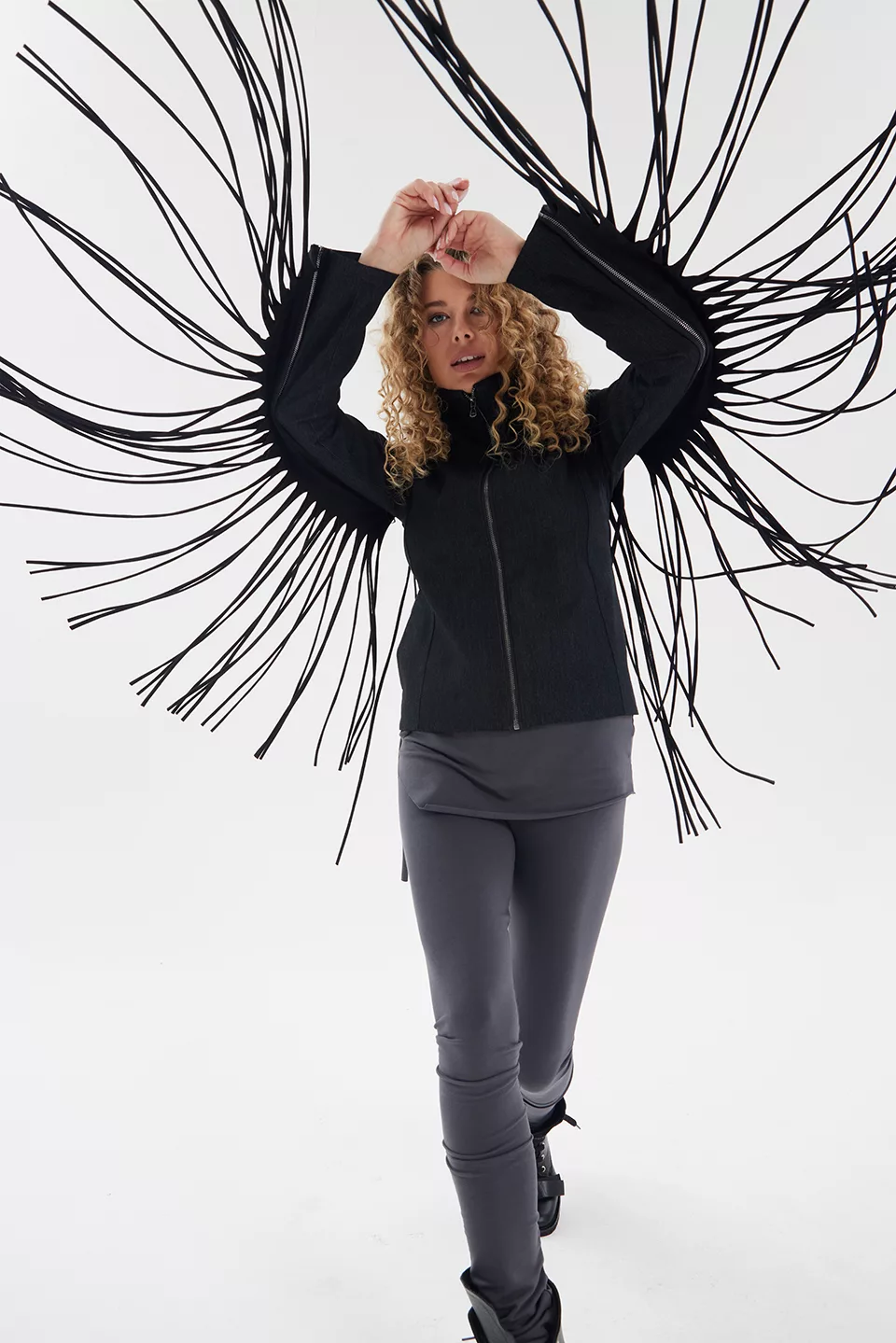 Jacket with fringe - Image 2