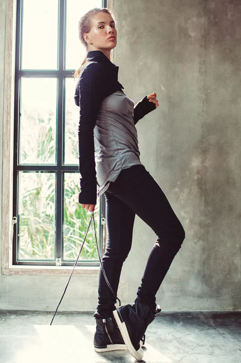 Leggings with belt bag black - Image 17