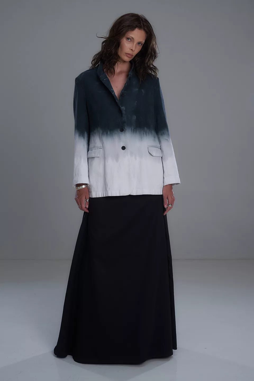 White Blazer with Gradient - Image 5