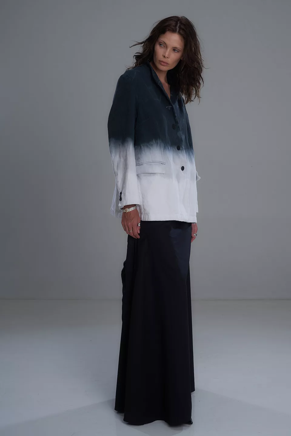 White Blazer with Gradient - Image 3