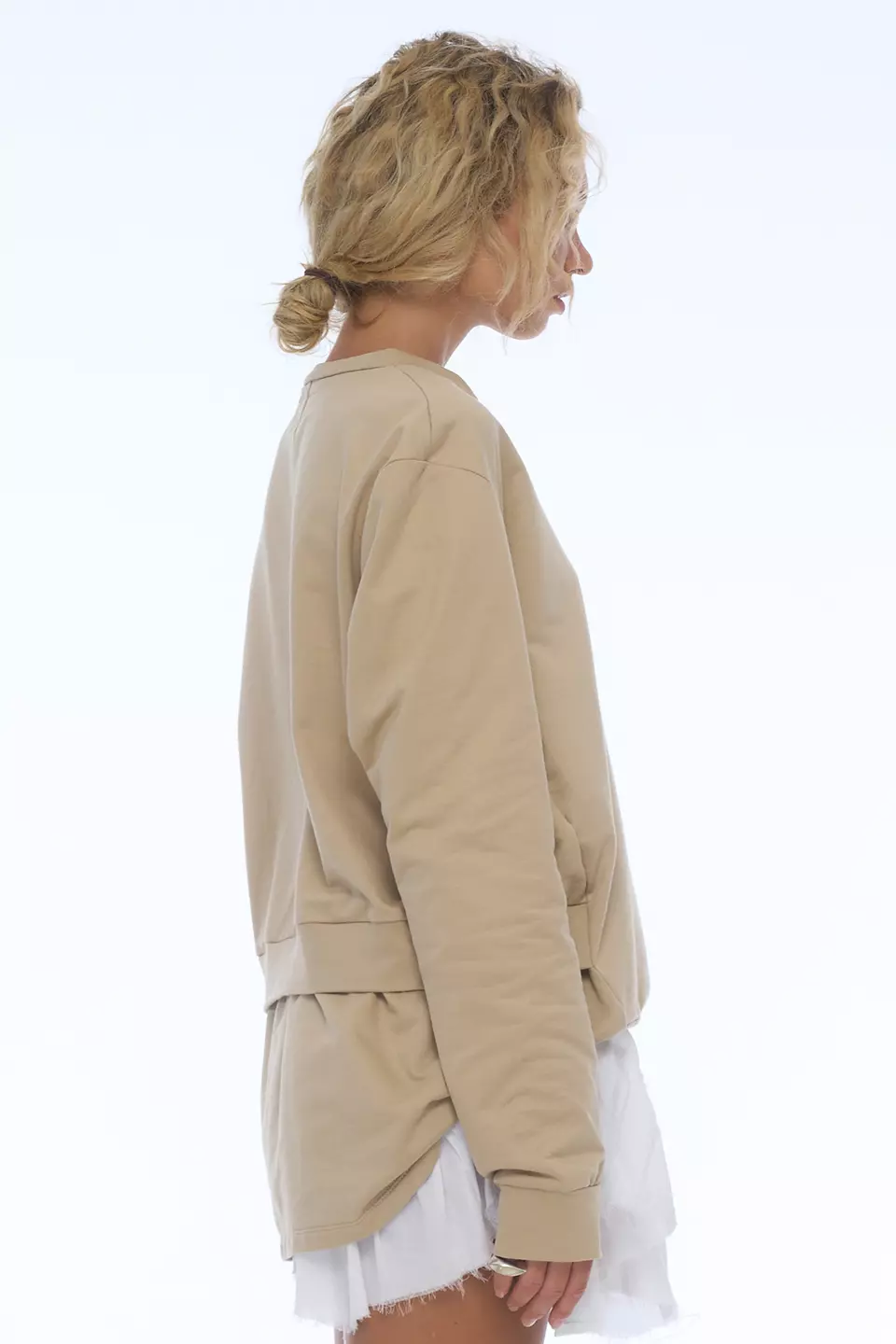Sweatshirt with a multi-layered effect - Image 7