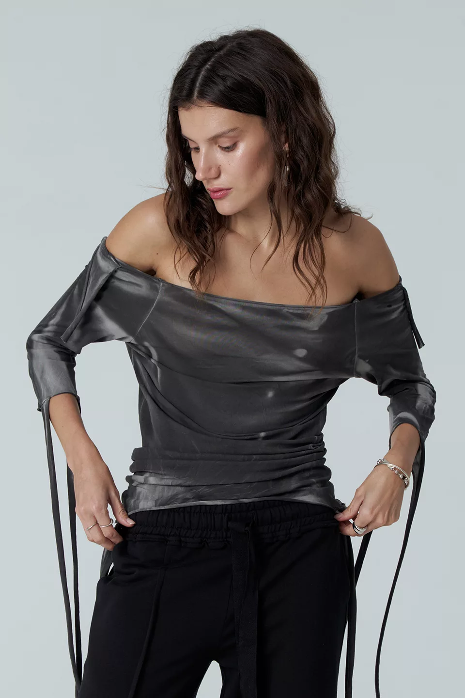 Sweater with marble pattern - Image 6