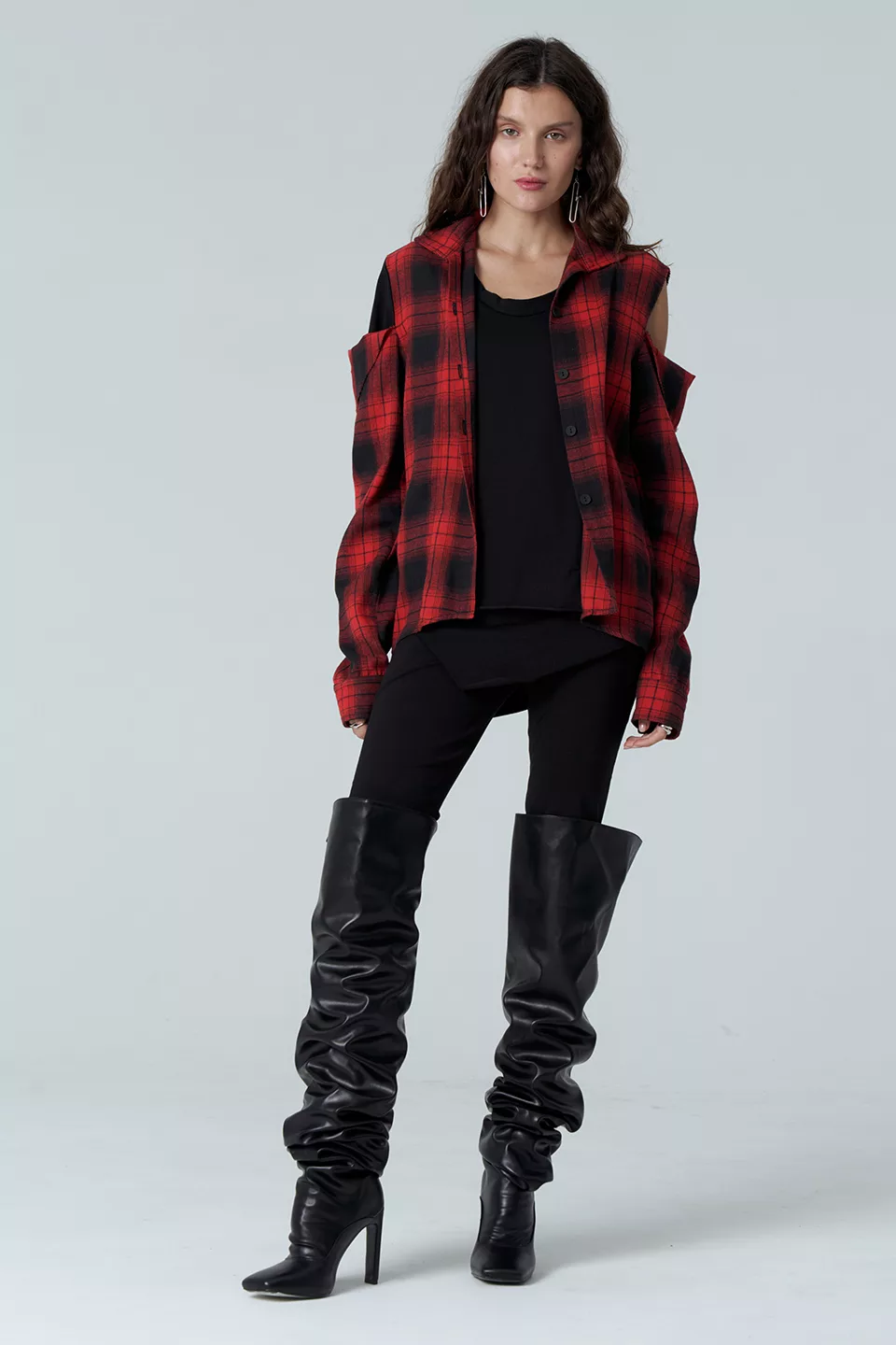 Shirt with sewn-in T-shirt - Image 5