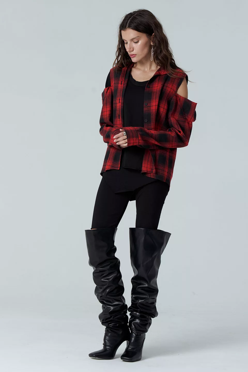 Shirt with sewn-in T-shirt - Image 2