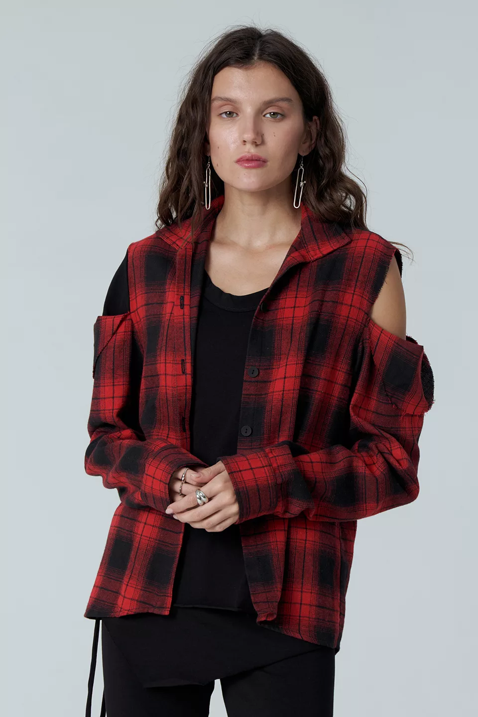 Shirt with sewn-in T-shirt - Image 4