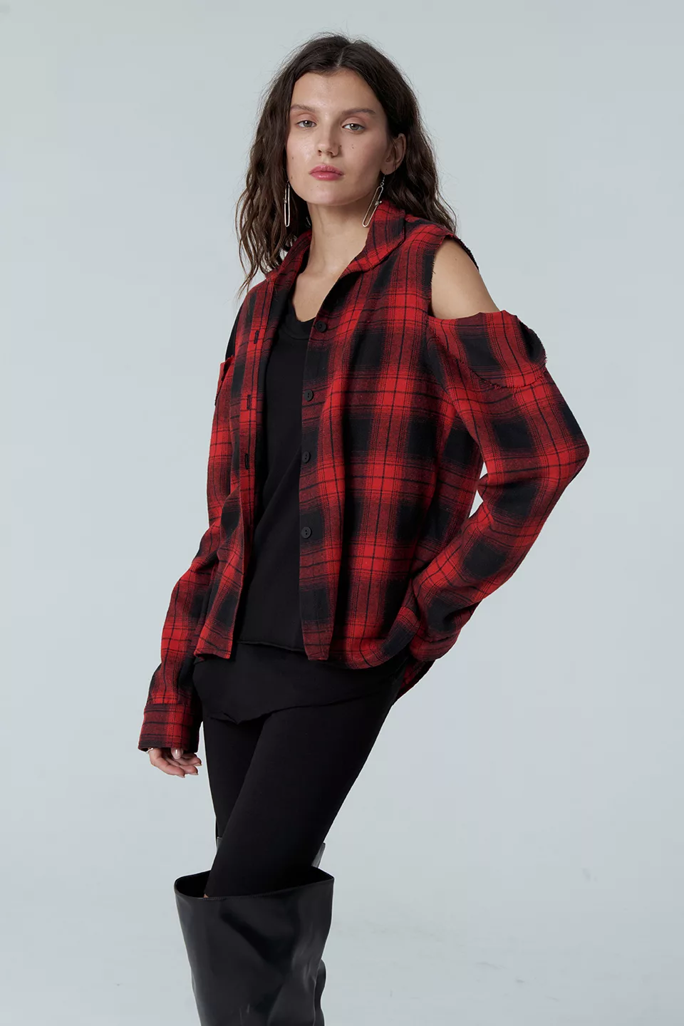 Shirt with sewn-in T-shirt - Image 3
