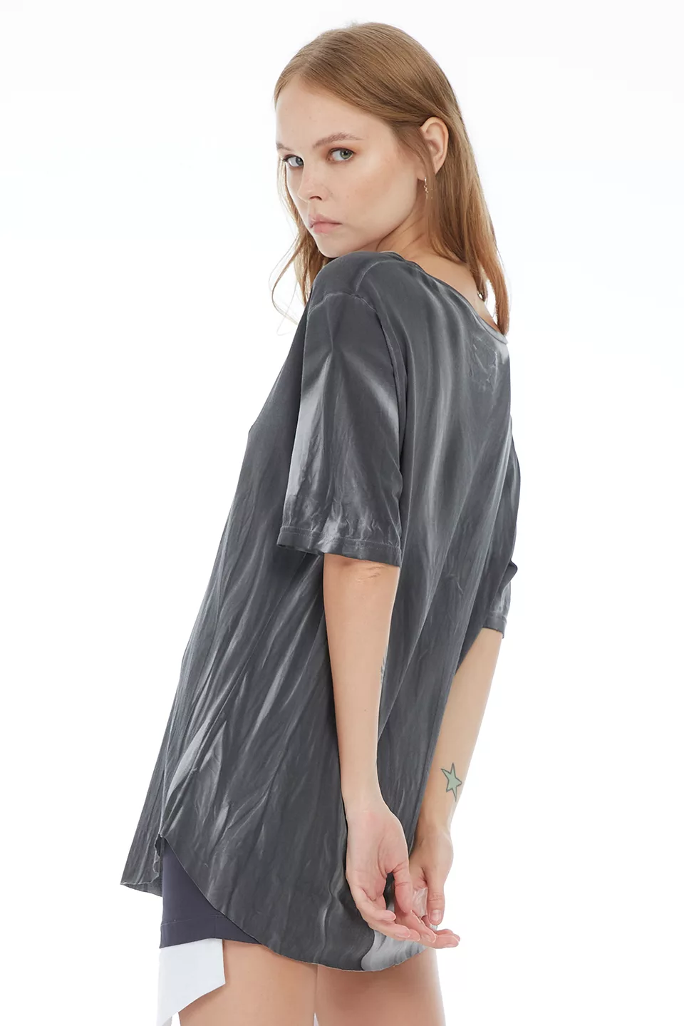 Oversize T-shirt stone wash - Image 10